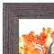 Watercolor Leaves Are Falling Fall Print in Western Gray Frame